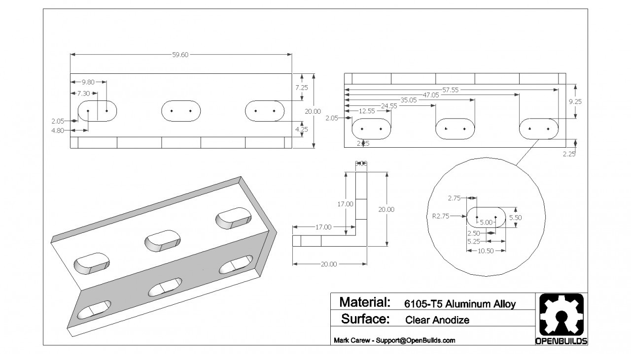 Universal L Brackets - Triple - Black - Image 2