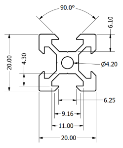V-Slot 20 x 20mm