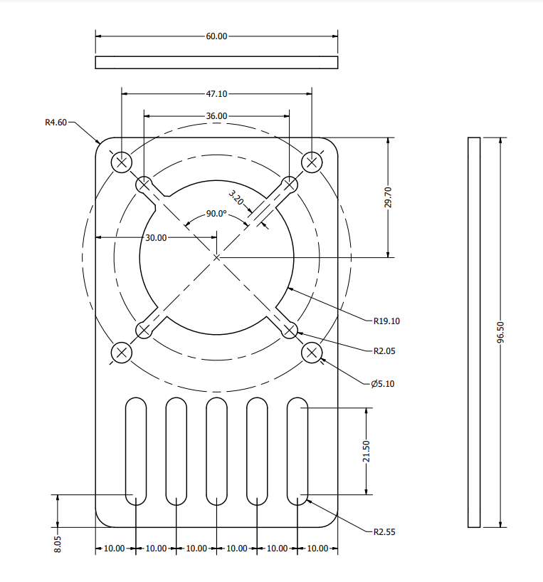 Motor Mount Plate - NEMA23 - Image 3