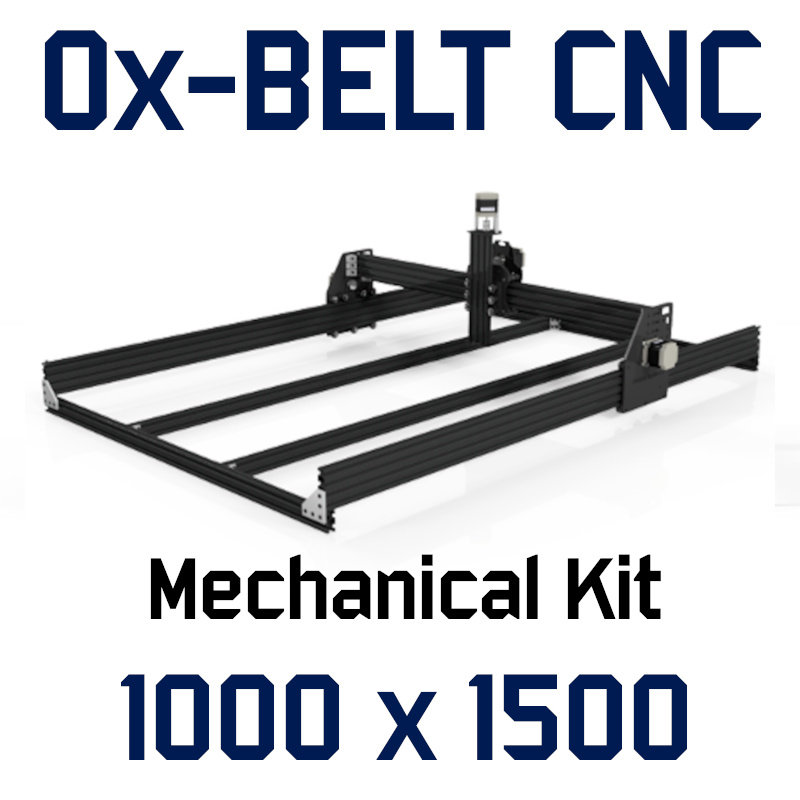 Ox Belt CNC Mechanical Kit - 1000 x 1500 - Black