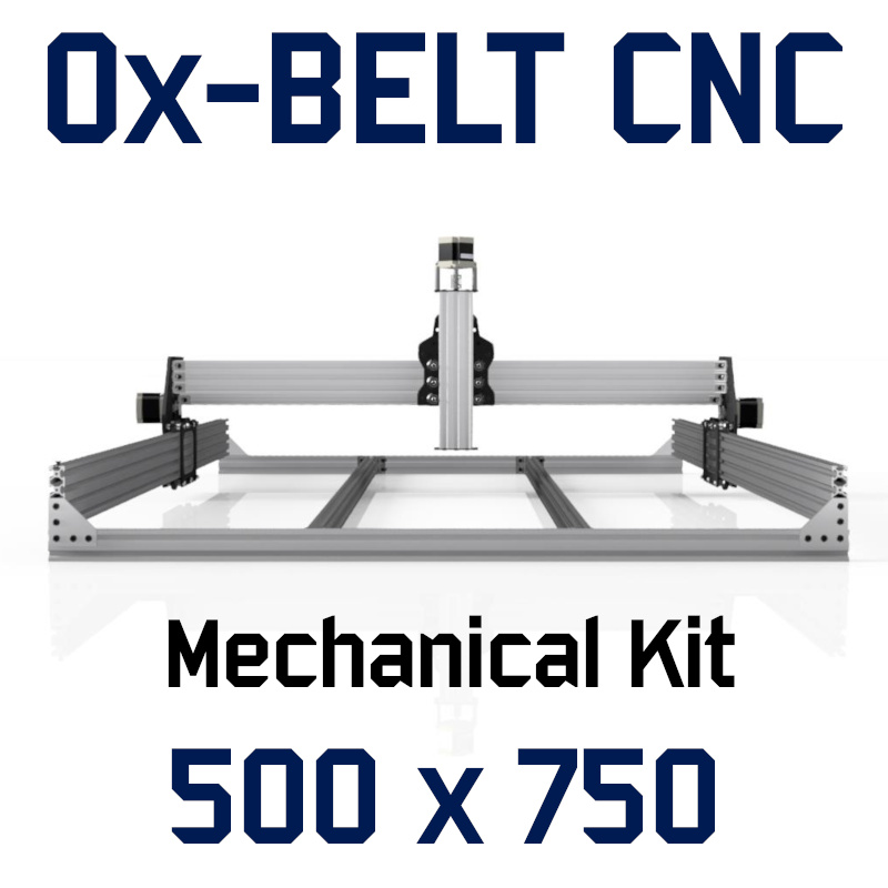 Ox Belt CNC Mechanical Kit - 500 x 750 - Silver
