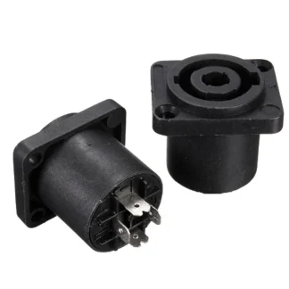 Heavy Duty 4 Pole Chassis Socket