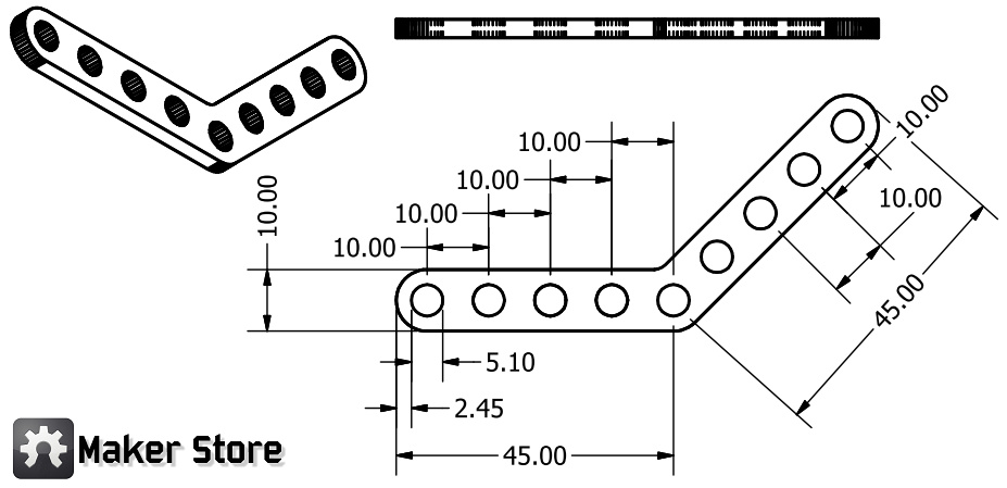 PLATE-45ANGLE 13