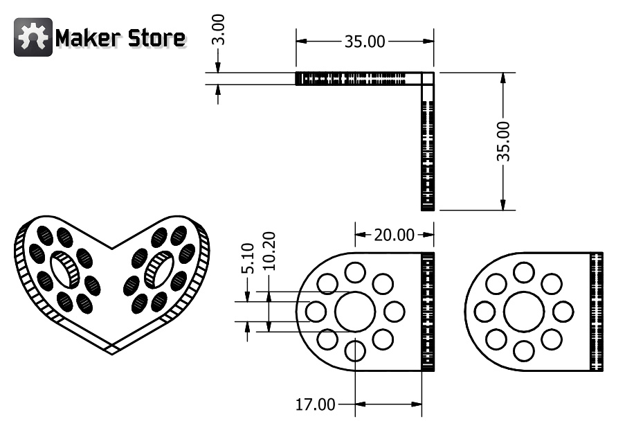 PLATE-CURVED-L 24