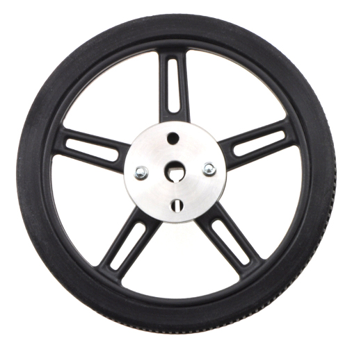 60mm Wheel for DC motor gear box - Image 4