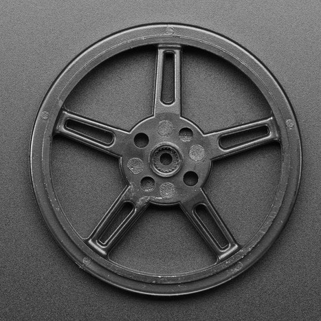 60mm Wheel for DC motor gear box - Image 3