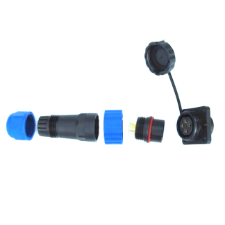 SD16 4 Pin Waterproof Connector and Socket