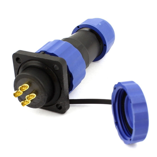 SD16 4 Pin Waterproof Connector and Socket - Image 3