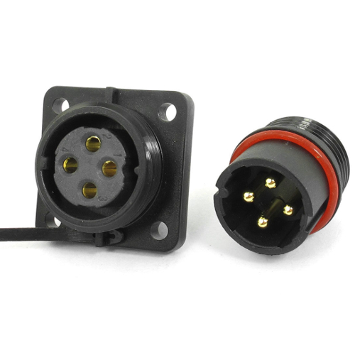 SD16 4 Pin Waterproof Connector and Socket - Image 4
