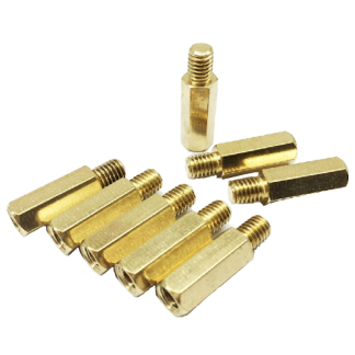 M3 Brass Standoffs/Spacers - 10 Pack