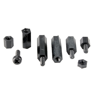 M3 Nylon Standoffs/Spacers - 10 Pack
