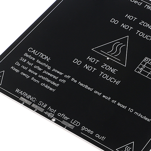 Heat Bed - MK2 Aluminium (220x220x3mm) - Image 4
