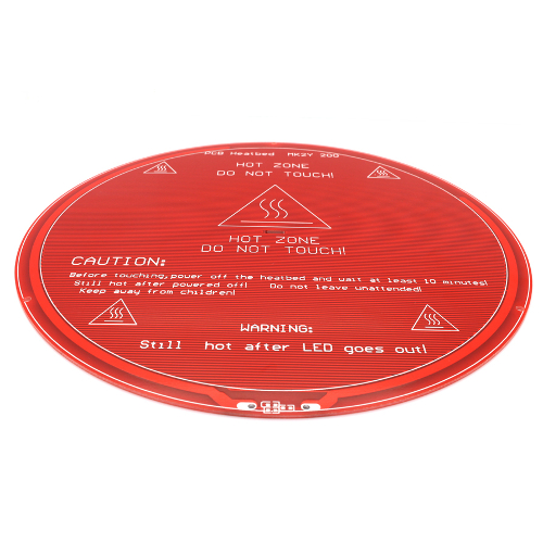 Heat Bed - MK2Y 220mm Round PCB for Delta 3D Printer - Image 4