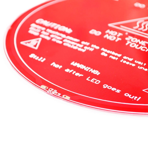 Heat Bed - MK2Y 220mm Round PCB for Delta 3D Printer - Image 2