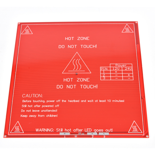 Heat Bed - MK2B PCB 214 x 214mm - Image 2