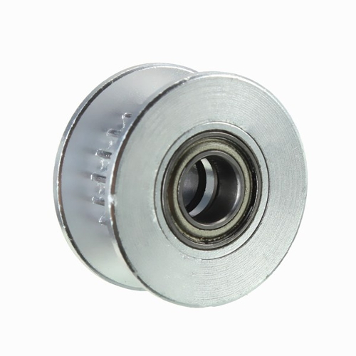 GT2 20T Dual Bearing Aluminum Idler Pulley - 5mm Bore - Image 3