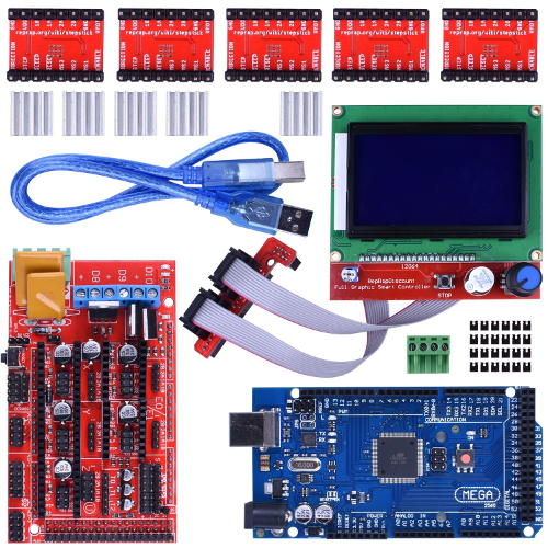 3D Printer Controller Pack (Mega 2560 + RAMPS 1.4 + A4988 Drivers + LCD) - Image 2