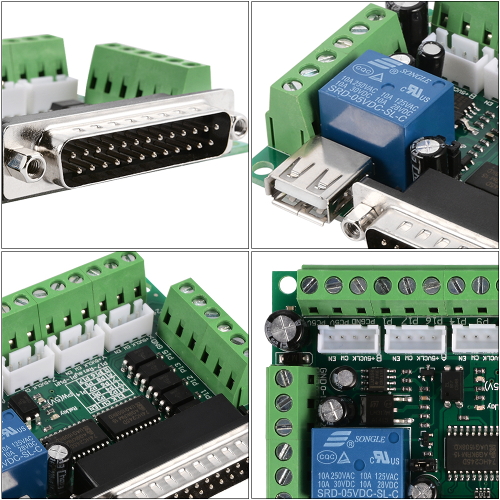 5 Axis CNC Breakout Board For Mach3 - Image 4