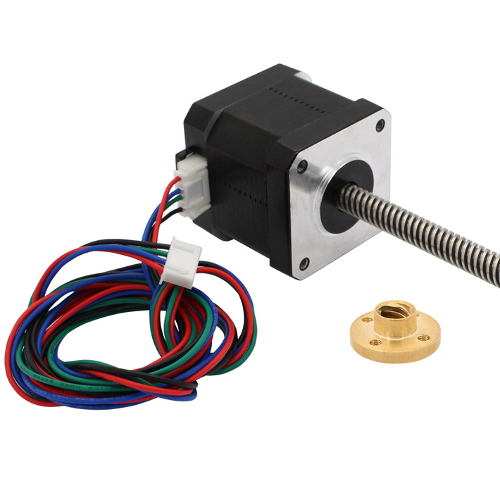 NEMA17 with Integrated TR8x8(P2) Lead Screw and Brass Nut - Image 3