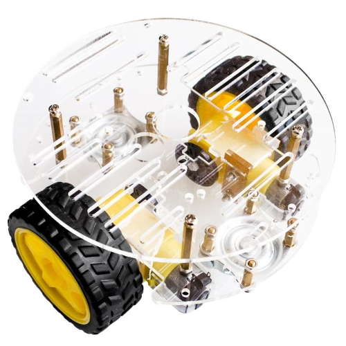 Smart Car Round Chassis 2wd With Encoder Disks - Image 4