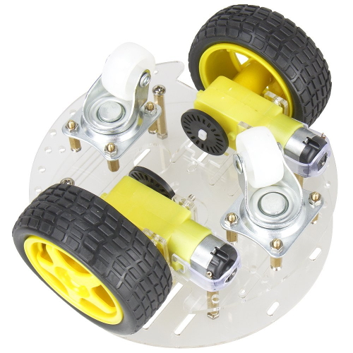 Smart Car Round Chassis 2wd With Encoder Disks - Image 3