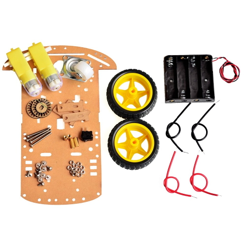 2WD Smart Car Chassis Kit with Encoder Disks and More - Image 2