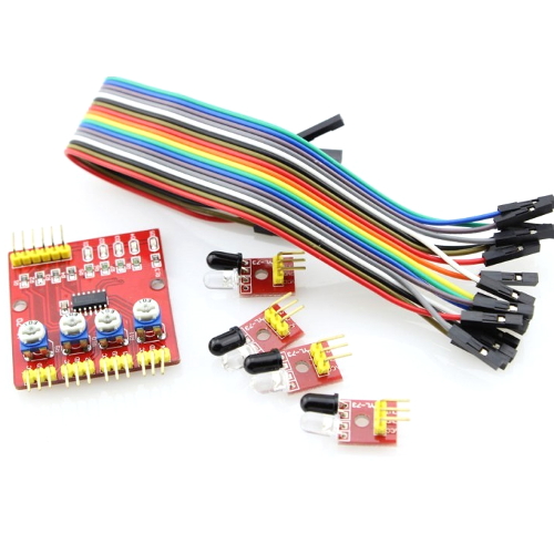 4 Channel Infrared Tracking IR Sensor Module - Image 3