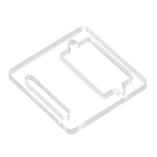 Clear Plastic Mounting Bracket for SG90 or MG90S Micro Servo - Image 3