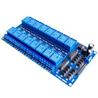 Relay Module - 16 Channel Opto-Isolated 12V Arduino Compatible