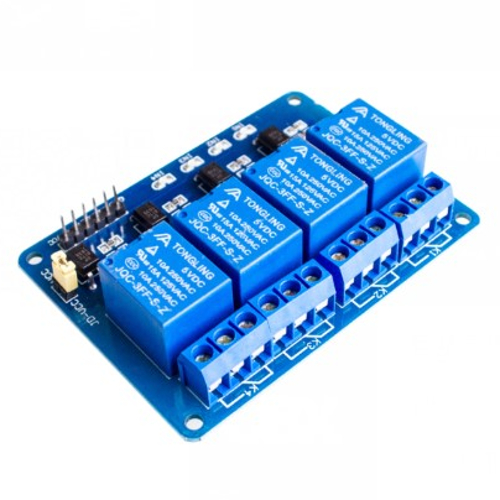 Relay Module - 4 Channel Opto-Isolated 5V Arduino Compatible