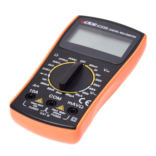 Digital Voltmeter Ohmmeter Ammeter Multimeter - VC830L - Image 2