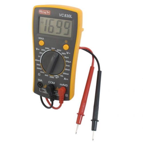 Digital Voltmeter Ohmmeter Ammeter Multimeter - VC830L - Image 4