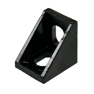 Cast - 90 Degree Corner Bracket Black