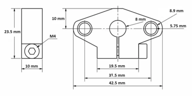 BRAC-SHF8-Dimensions