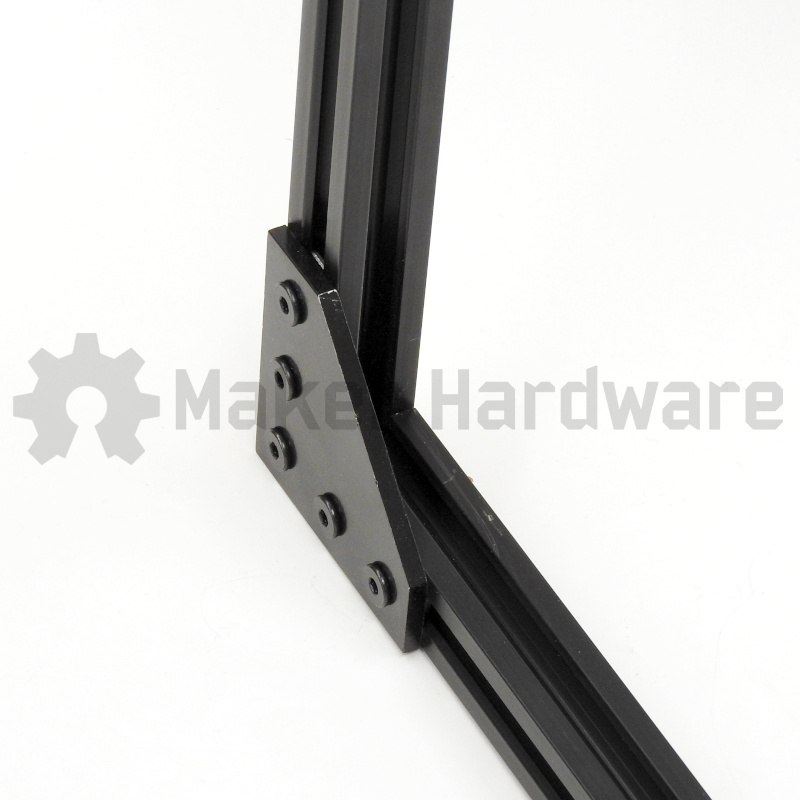 5 Hole 90 Degree Joining Plate - Black - Image 4
