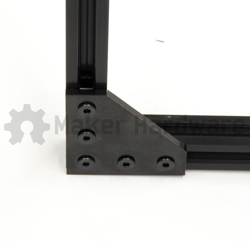 5 Hole 90 Degree Joining Plate - Black - Image 5