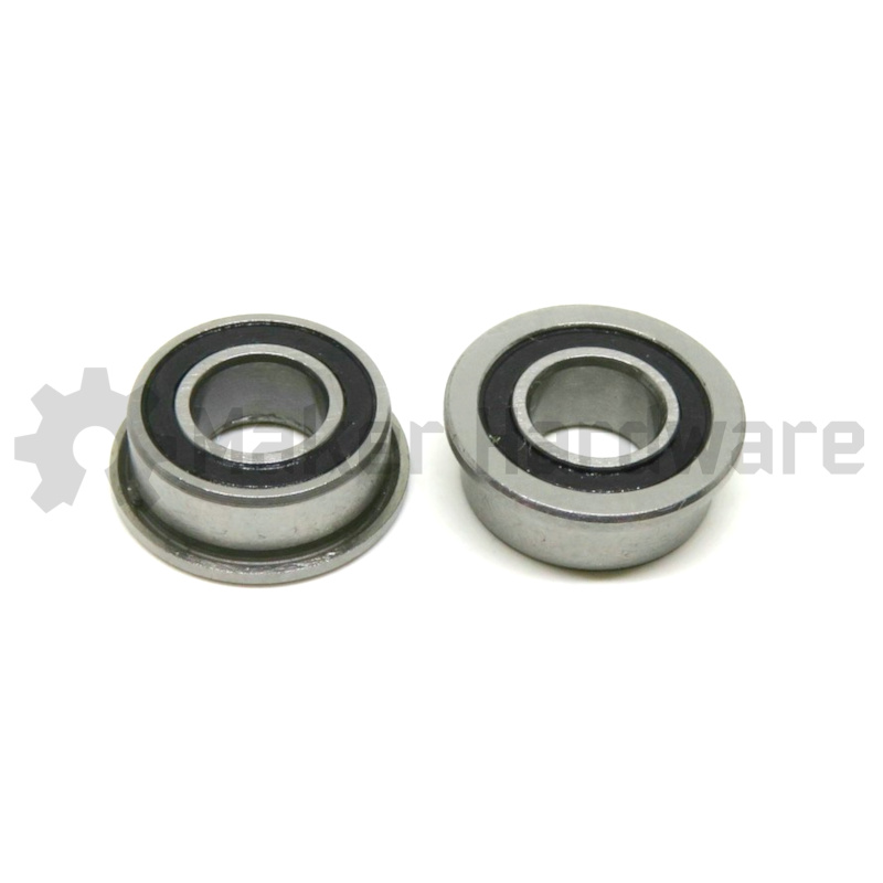 Miniature Rubber Sealed Flanged Bearing - MF105-2RS - 5x10x4mm - Image 5
