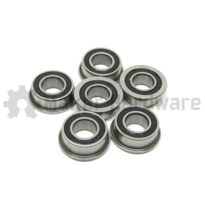 Miniature Rubber Sealed Flanged Bearing - MF105-2RS - 5x10x4mm - Image 6