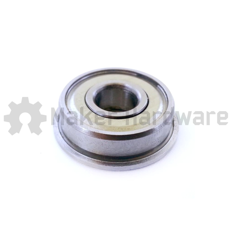 Miniature Chrome Flanged Bearing - MF105ZZ - 5x10x4mm - Image 5