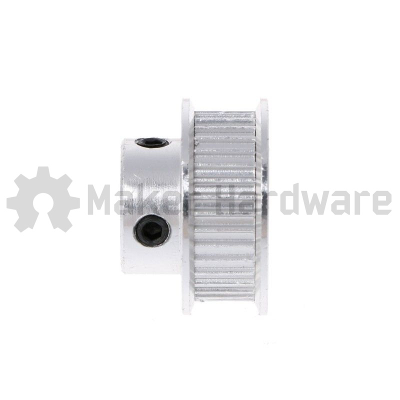 GT2 (2mm) Aluminum Timing Pulley 36 - 5mm Bore - Image 2