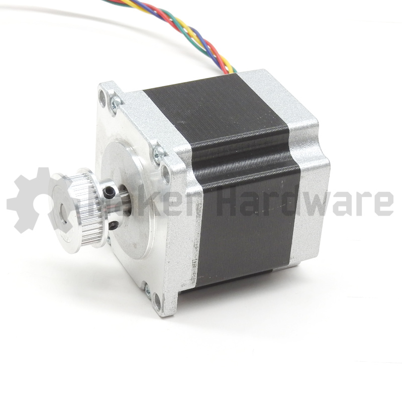 GT2 (2mm) Aluminum Timing Pulley 36 - 6.35mm (1/4") Bore - Image 2