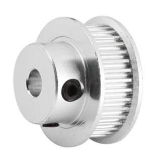 GT2 (2mm) Aluminum Timing Pulley 36 - 6.35mm (1/4") Bore