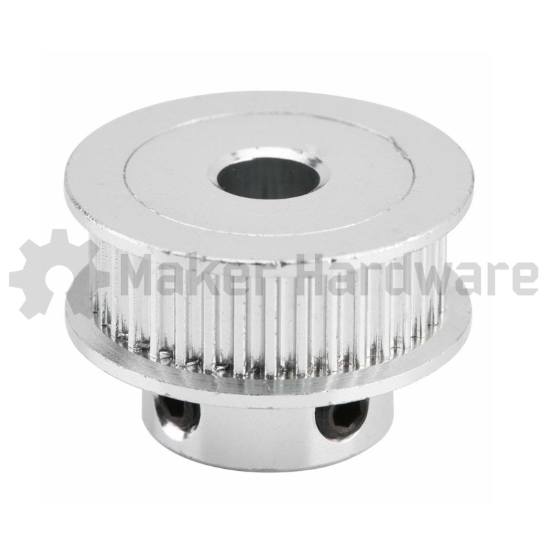 GT2 (2mm) Aluminum Timing Pulley 36 - 6.35mm (1/4") Bore - Image 5