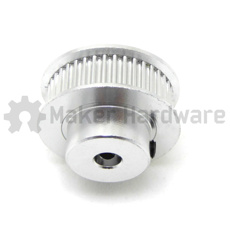 GT2 (2mm) Aluminum Timing Pulley 40 - 5mm Bore - Image 5