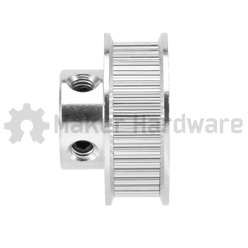 GT2 (2mm) Aluminum Timing Pulley 40 - 5mm Bore - Image 4