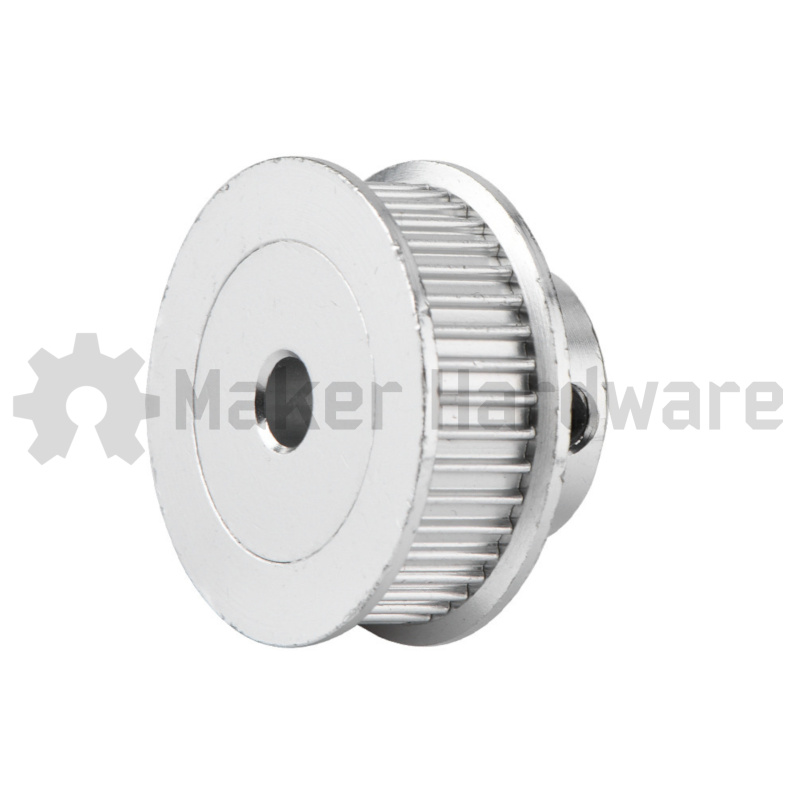 GT2 (2mm) Aluminum Timing Pulley 40 - 6.35mm (1/4") Bore - Image 6
