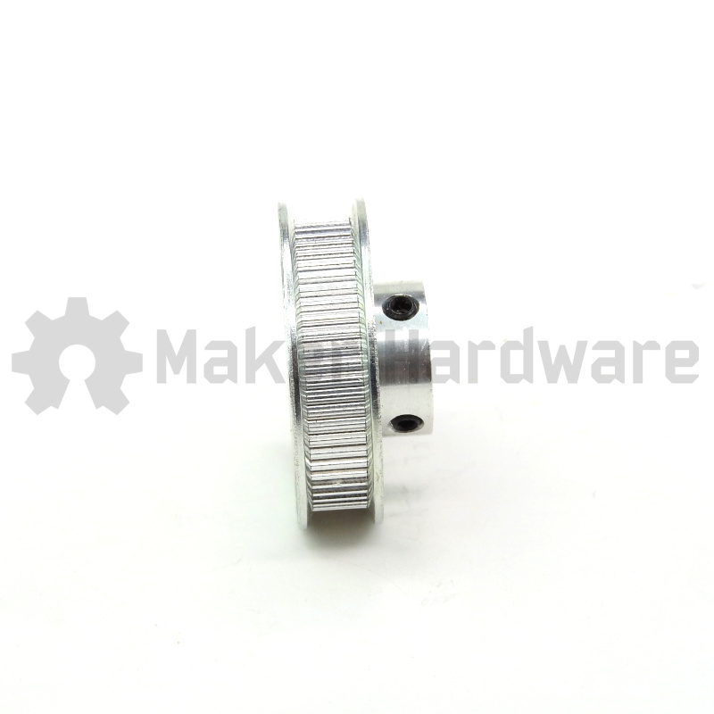 GT2 (2mm) Aluminum Timing Pulley 60 - 6.35mm (1/4") Bore - Image 6