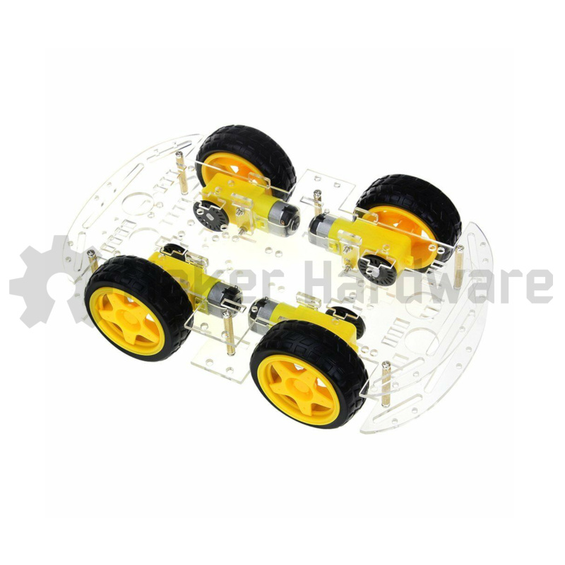 4WD Robot Smart Car Chassis Kit with Speed Encoder - Image 2