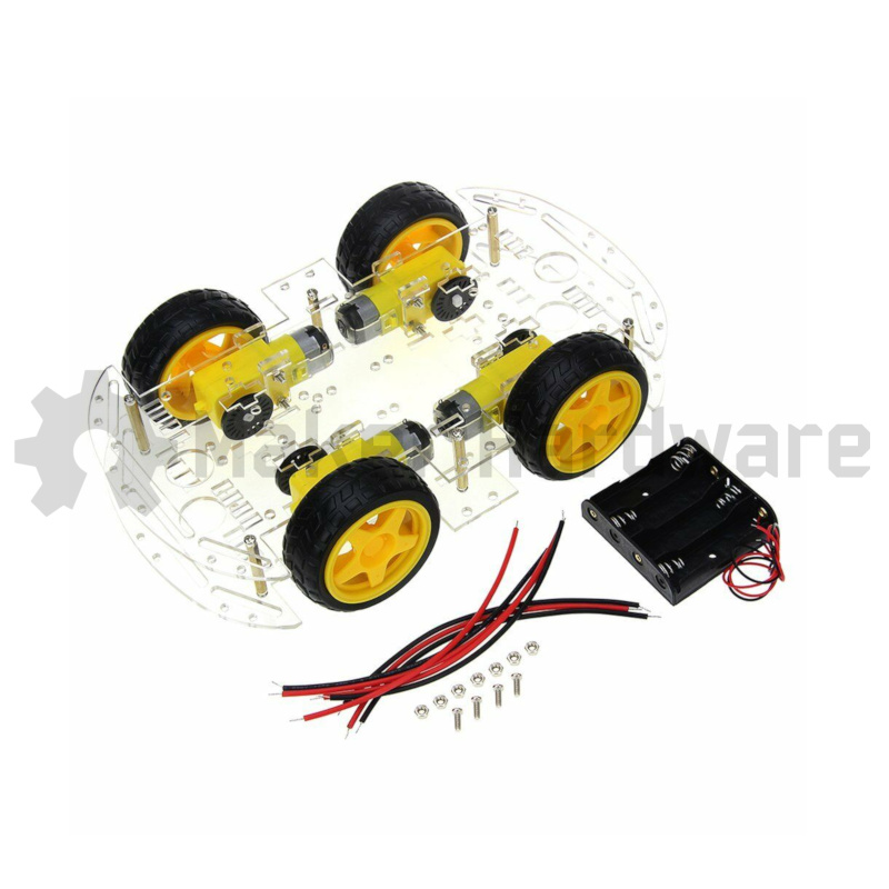 4WD Robot Smart Car Chassis Kit with Speed Encoder - Image 3