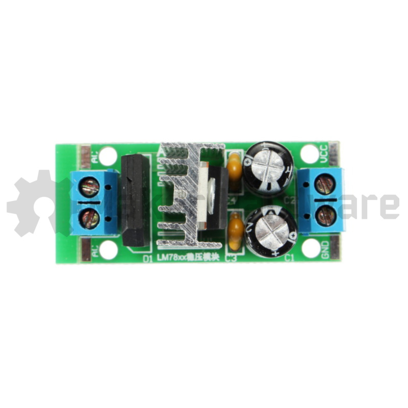 Voltage Regulator Module - 5V 1.5A Power Rectifier Filter (L7805) - Image 3